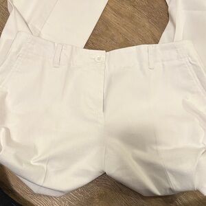 Josephine Chaus White Straight Leg Pants